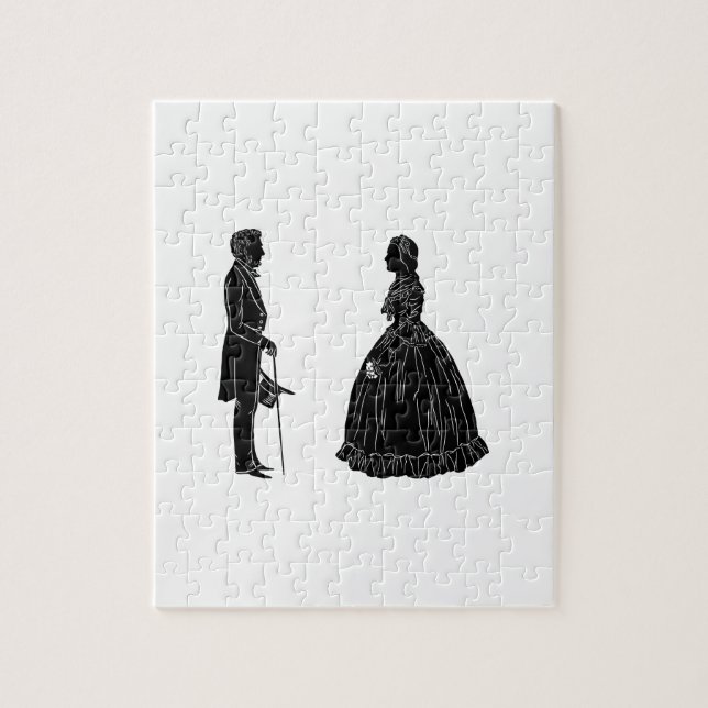 Inbjudnings vykort pussel (Vertikal)