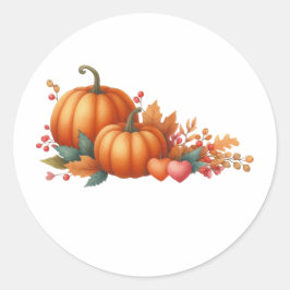 Inbjudningsförsegling till Rustic Baby Shower - Fö Runt Klistermärke