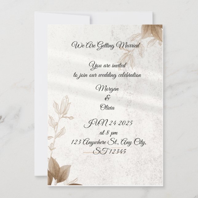 inbjudningskort (Framsida)