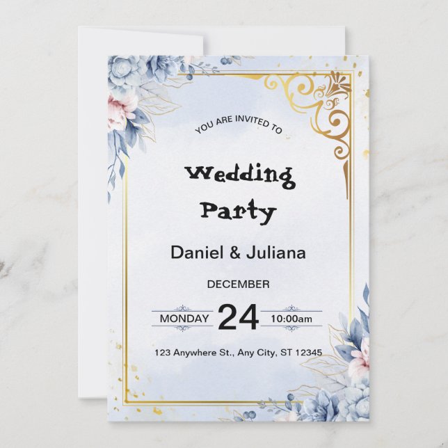 INBJUDNINGSKORT (Framsida)