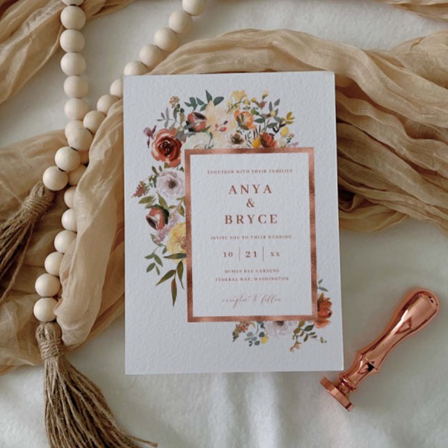 Inbjudningskort A200 för blommor i Ro (Skapare uppladdad)