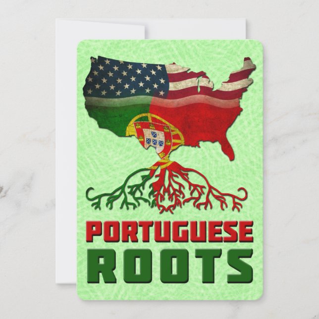 Inbjudningskort av portugisiska amerikanska rötter (Framsida)