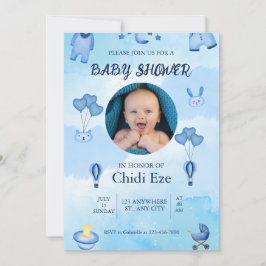 Inbjudningskort - babyvykort