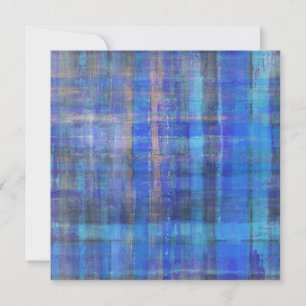 Inbjudningskort för Abstrakt Art Blue