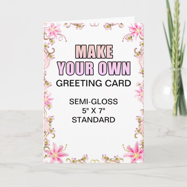 Inbjudningskort för anpassningsbar Photo Glossy-br (Framsida)