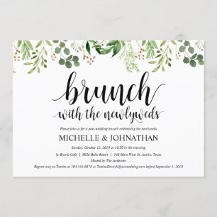 Inbjudningskort för Bröllop-Brunch i Grekland