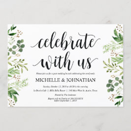 Inbjudningskort för Bröllop-Brunch i Grekland