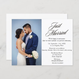 Inbjudningskort för bröllop-meddelandepart