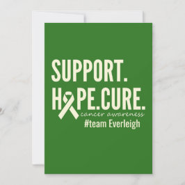 Inbjudningskort för cancermedvetandehöjande Anpass