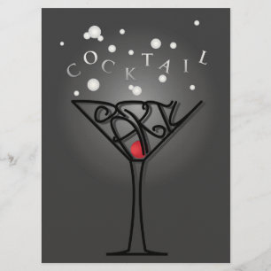 Inbjudningskort för Cocktail-part