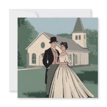 Inbjudningskort för elegant bröllop firande av Kär