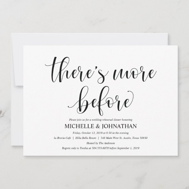 Inbjudningskort för elegant bröllop-middagsinbjuda (Framsida)