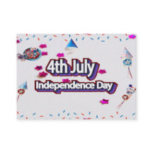 Inbjudningskort för elegant Independence day