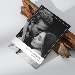 Inbjudningskort för elegant Photo Ram-bröllop