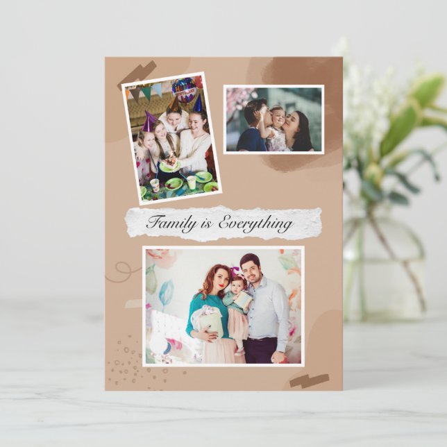 Inbjudningskort för födelsedag (Stående Fram)