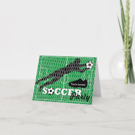 Inbjudningskort för fotbollspart