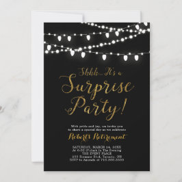 Inbjudningskort för Guld Pension-partiet