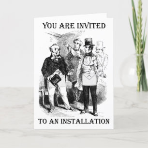 Inbjudningskort för installation