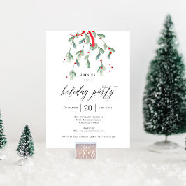 Inbjudningskort för Julfesten vid Mistletoe Jul