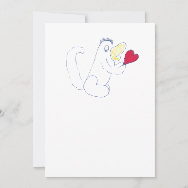 Inbjudningskort för Kärlek Kryp (Framsida)