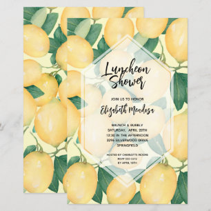 Inbjudningskort för Lemons budgetMöhippa