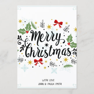 Inbjudningskort för marry Chrstmas