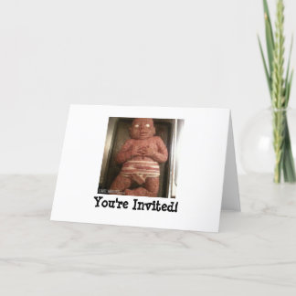 Inbjudningskort för Meatloaf Baby