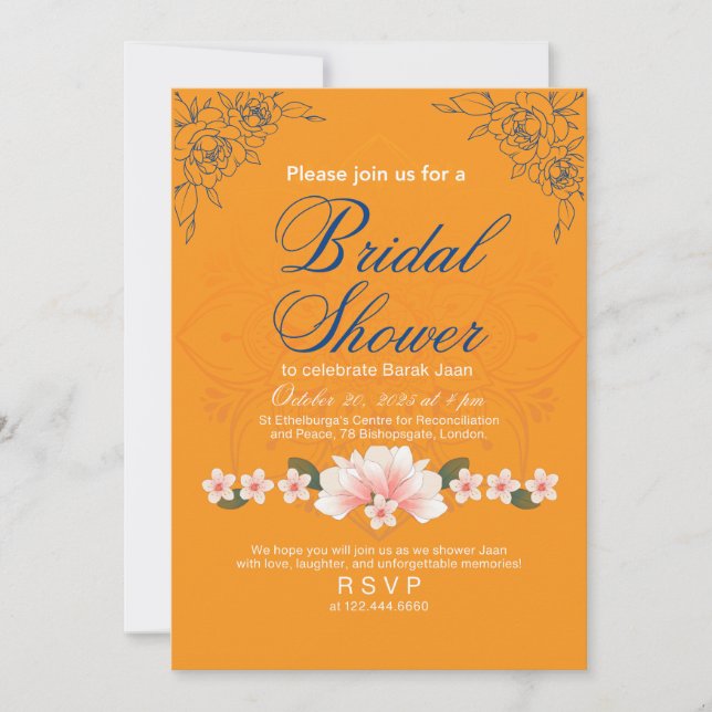 Inbjudningskort för möhippa (Framsida)