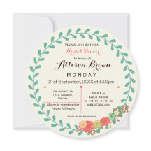 inbjudningskort för möhippa av elfenbensmärtkorall