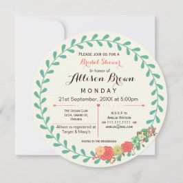 inbjudningskort för möhippa av elfenbensmärtkorall