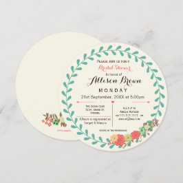 inbjudningskort för möhippa av elfenbensmärtkorall