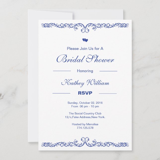 Inbjudningskort för möhippan (Framsida)