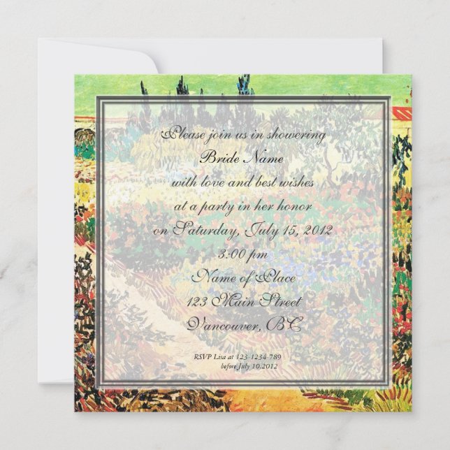 Inbjudningskort för möhippan (Framsida)