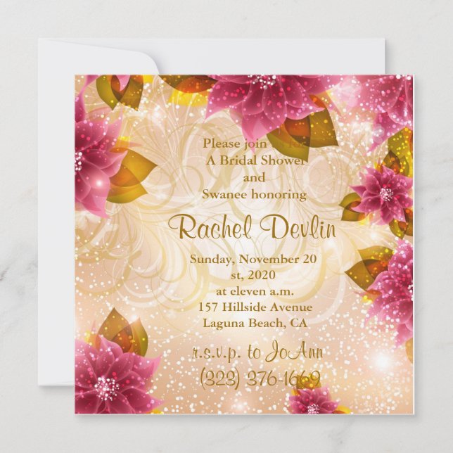 Inbjudningskort för möhippan (Framsida)