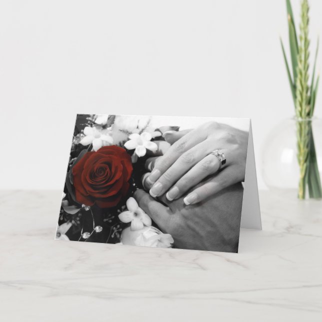 Inbjudningskort för möhippan: Bride & Groom (Framsida)