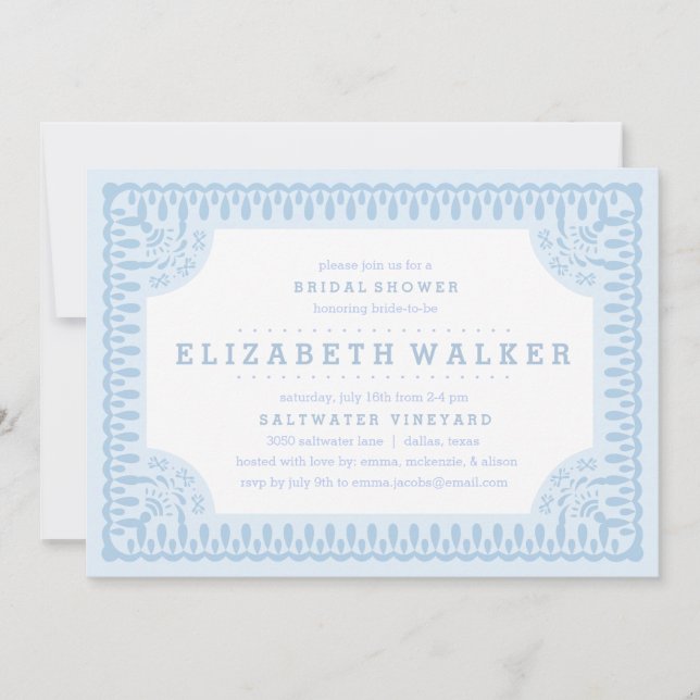 Inbjudningskort för möhippan | Fiesta Olé (Framsida)