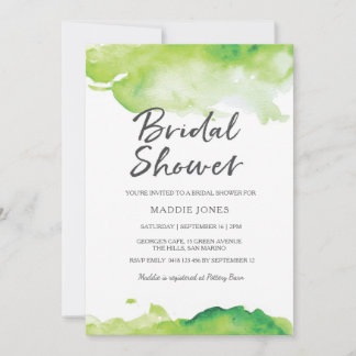 Inbjudningskort för möhippan | Gröntens vattenfärg