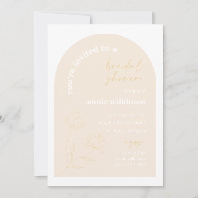 Inbjudningskort för möhippan Retro-Bröllopsfest A1 (Framsida)