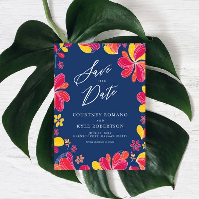 Inbjudningskort för möhippan, tropisk, hawaiisk, L (Skapare uppladdad)