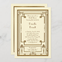 Inbjudningskort för möhippan,underbarare Gatsby me