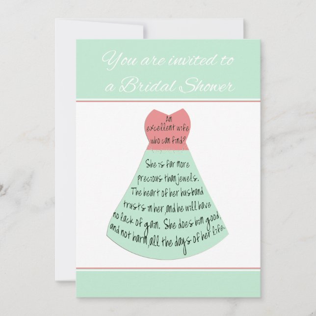 Inbjudningskort för möhippan-verbs utmärkta fru (Framsida)