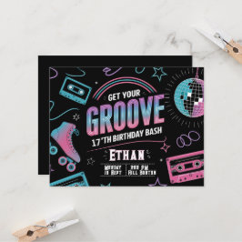 Inbjudningskort för nyare tema på födelsedagen