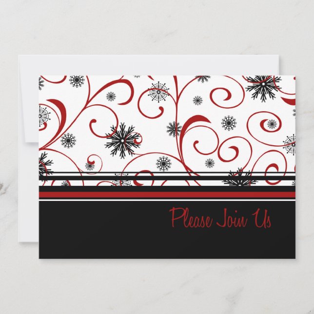 Inbjudningskort för Nyårsafton part (Framsida)