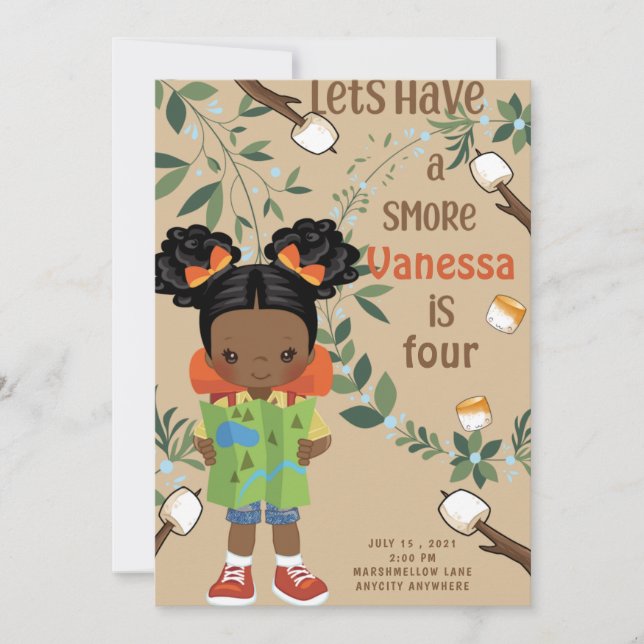 Inbjudningskort för olika födelsedagsdagar i lyckl (Framsida)