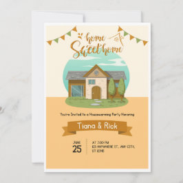 Inbjudningskort för Orange till bostadsuppvärmning