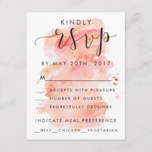 Inbjudningskort för OSA av bakgrundsfärg för rosa 