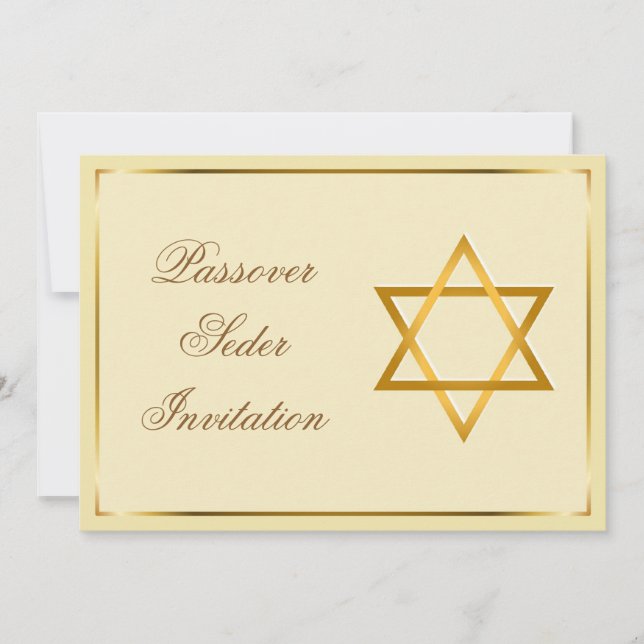 Inbjudningskort för Pesach Firande (Framsida)
