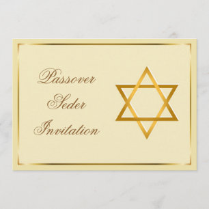 Inbjudningskort för Pesach Firande