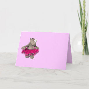 Inbjudningskort för Rhino Blank Baby Shower
