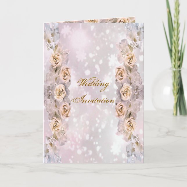 Inbjudningskort för ro-bröllop (Framsida)